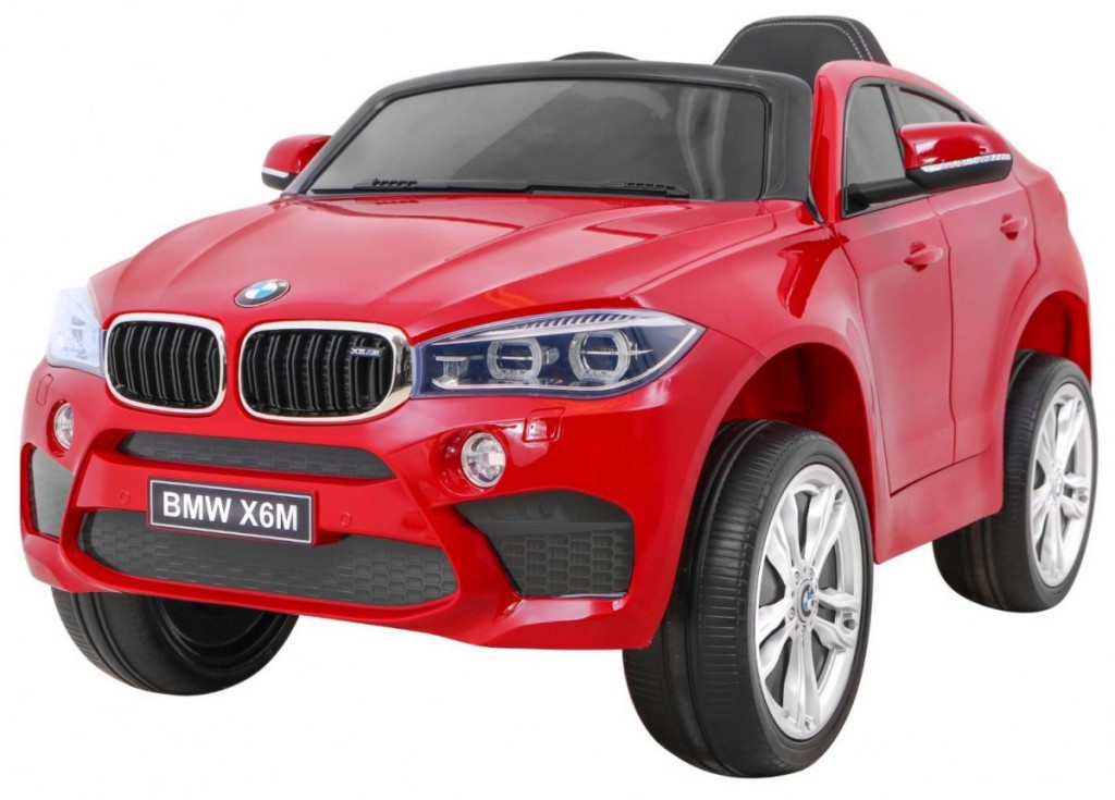 الوزير الأول فرق تشرفت بمقابلتك  BMW X6M lakkozott piros akkumulátoros autó, Ramiz játékáruház-