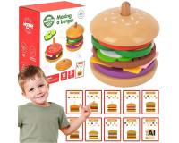 Fa hamburger - 15 darabos játékkészlet