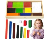 Fa Oktató Pálcikák Matematikai Blokkok - 308 darabos