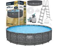 Bestway APX365 Frame Pool kerek medence szett homokszűrővel 610 x 132 cm