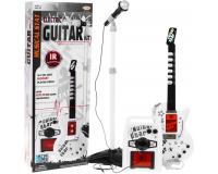 Fehér elektromos játékgitár + fehér erősítő