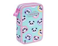 AstraBag Menta Pandák Dupla tolltartó