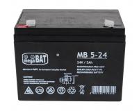 24 V/5 Ah ólom-savas akkumulátor gyermekeknek való elektromos járművekhez