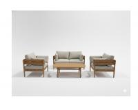 Elegáns, 4 részes alumínium pihenőgarnitúra – kényelem és modern stílus a kertedben