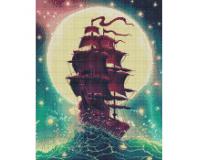 Át a hullámokon gyémánt kirakó - 40 cm x 50 cm