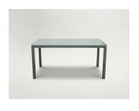 Üveg kerti asztal - 150 x 80 x 74 cm