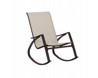 Modern kerti szürke hintaszék 60x104x95 cm