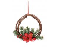 Karácsonyi ajtókopogtató 30 cm