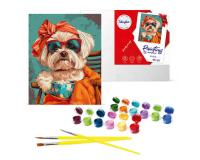 Számfestő készlet - Stílusos Shih Tzu (40x50 cm)