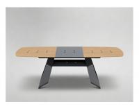 THOMPSON alumínium kerti asztal 180/240 × 90 × 78 cm