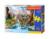 70 darabos kirakó - Erdei állatok