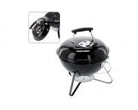 Gömb alakú faszenes grillsütő lábakon fedővel