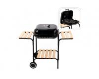 Amerikai faszenes grill oldalsó polcokkal és kerekekkel 97,5 x 49 x 82,5 CM