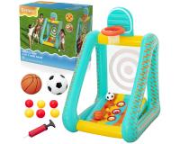 Bestway 3 az 1-ben kerti játék (kosárlabda + foci + kapu)