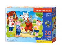 20 darabos Maxi kirakó - A három kismalac