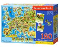 180 darabos kirakó - Európa térképe