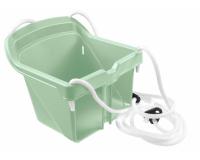 Klasszikus műanyag gyerek hinta - zöld színben