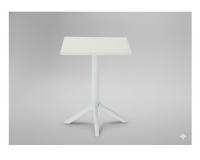 Négyzet alakú kerti asztal 60 × 60 cm