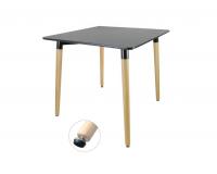 NÉGYZET ALAKÚ ASZTAL 80 x 80 x 74 cm – FEKETE