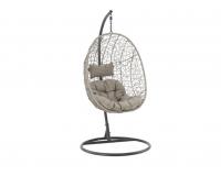 Szürke függőfotel 115 X 90 X 67 cm