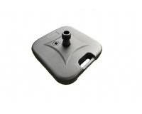 Kerti napernyő talp 19 L - 44 × 44 × 12,5 cm – Fekete