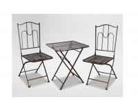 Antik bronz kerti bútor garnitúra