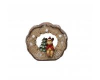 Karácsonyi figura - Rénszarvas Fában LED világítással