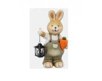 Tavaszi kerámia nyuszi figura 23,5 x 17 x 43,5 cm