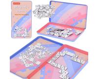 Mini domino készlet mágneses dobozban utazáshoz