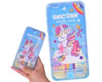 Hordozható unikornisos vízi ügyességi játék