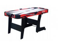 Professzionális léghoki asztal piros színben 152 cm x 74 cm x 80 cm