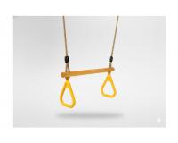 Gyermek trapéz fa hinta fogókkal