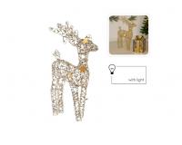 50 cm-es LED-es szarvas dekoráció