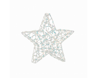 Karácsonyi dekorációs LED csillag - 30 cm