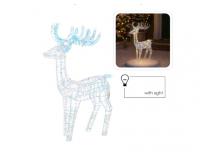 KARÁCSONYI DEKORÁCIÓ - LED RÉNSZARVAS 105 CM