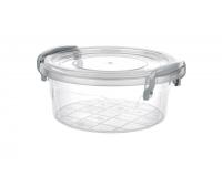 Műanyag ételtároló doboz patentzáras 1,2L