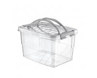 Műanyag tároló doboz - fülekkel 7L