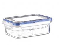 Műanyag ételtároló doboz patentzáras - 400ml