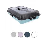 Téglalap alakú tortatartó doboz 42,5x29,5x10cm