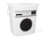 Műanyag mintás mosópor tárloló doboz - 6 L