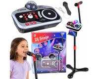 DJ keverőpult gyerekeknek mikrofonnal, karaoke-val és Bluetooth-szal