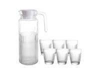 6 db-os pohárkészlet 250 ml + kancsó 1000 ml