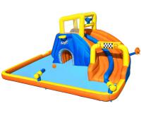 Bestway hatalmas vízi játszótér csúszdával 551x502x265cm