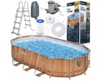 Bestway Steel Pro Max Comfort Jet  fémvázas medence 610x366x122 cm