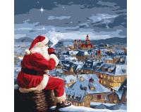 Számfestő készlet - Karácsony este (40 x 40 cm)