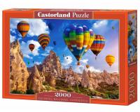 2000 darabos kirakó - zínes léggömbök, Kappadókia