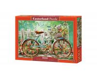 500 darabos kirakó Bicikli a virágoskertben