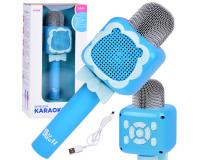 Bluetooth -os Vezeték nélküli mikrofon gyerekeknek - karaoke rögzítési és lejátszási móddal - kék