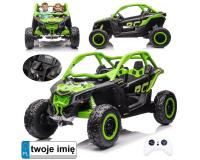 Buggy Maverick Can-am kétszemélyes terepjáró zöld színben
