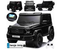 Mercedes AMG G Class 63 kétszemélyes akkumulátoros kisautó lakkozott fekete színben